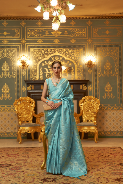 Handloom Silk Zari Woven Saree